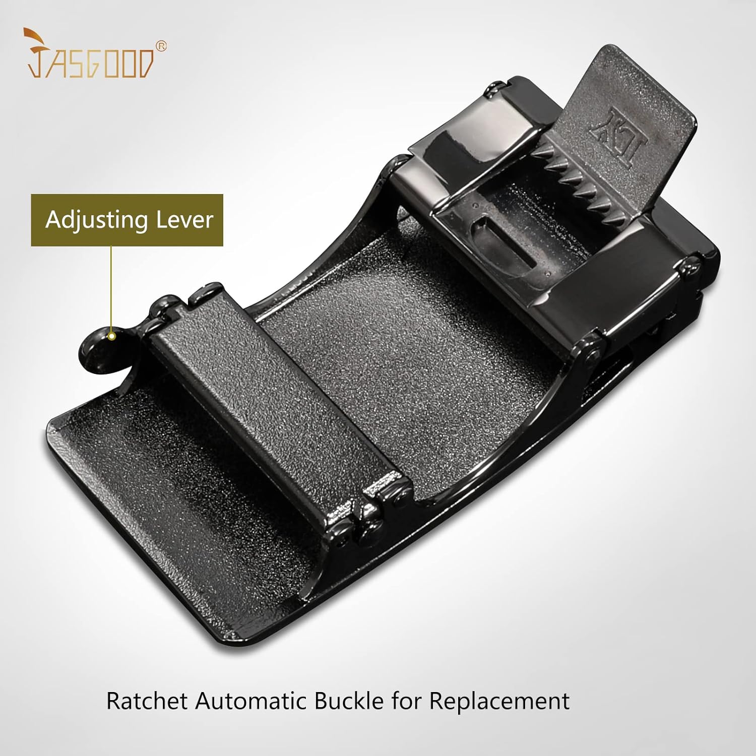 JASGOOD Men Ratchet Buckle Only Replacement Click Leather Buckle - Image 3
