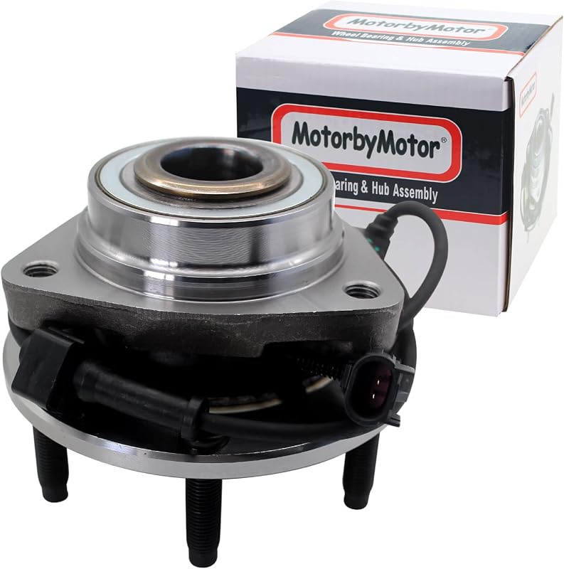 Cubo de roda dianteiro com rolamento MotorbyMotor 513188 com ABS para Chevrolet Trailblazer e SSR – 1 unidade