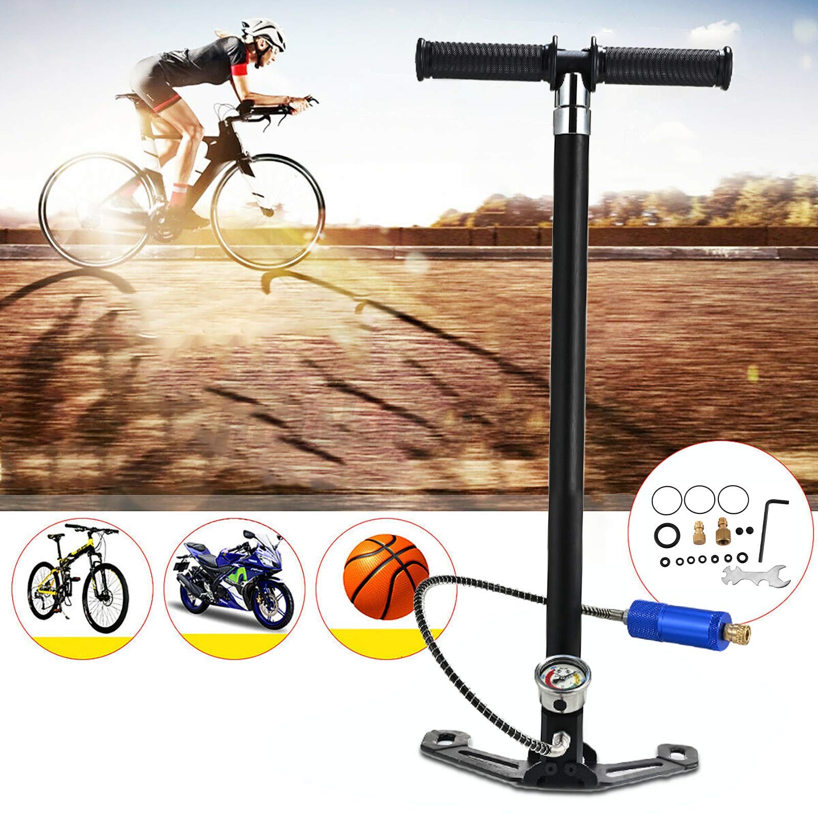 Buy AlfaView PCP Hand Pump 4 Stage High Pressure Hand Pump 6000psi High