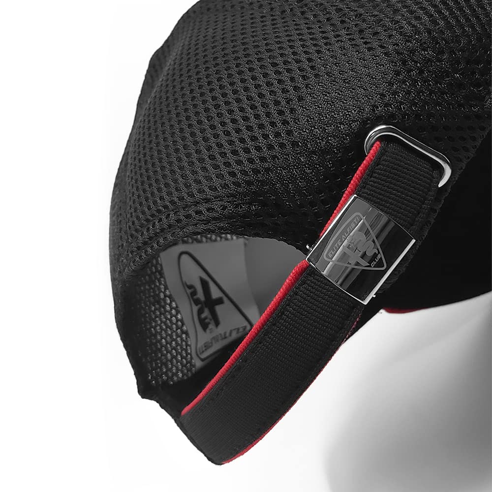 4R Quattroerre.it Elite Alfisti Chapeau pour visière incurvée Noir, Noir