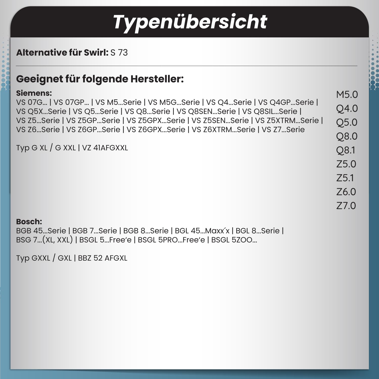 Produktbild von McFilter 20 Staubsaugerbeutel Für Siemens Q4.0/Q5.0 – 5-lagig, Hygieneverschluss, Inkl. 4 Mikrofilter