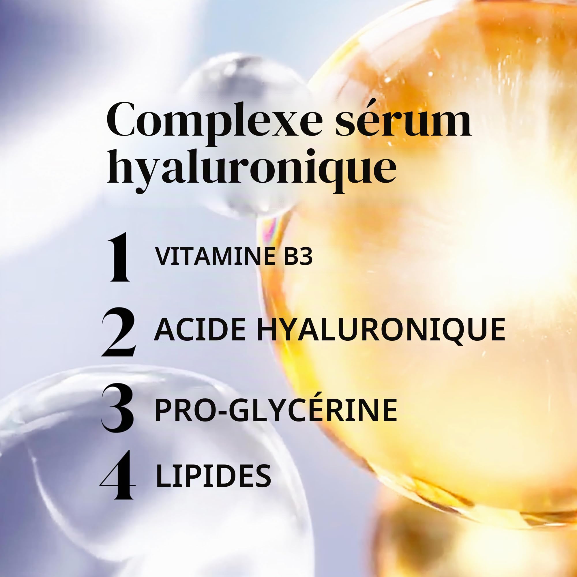 Olay Nettoyant pour le Corps pour Femmes, Intensément Hydratant, Complexe Sérum d'Acide Hyaluronique, Renouvelle l'Hydratation, Sans Parabènes et Phtalates, Technologie Vitamine B3 Lamelles, Pour Tous