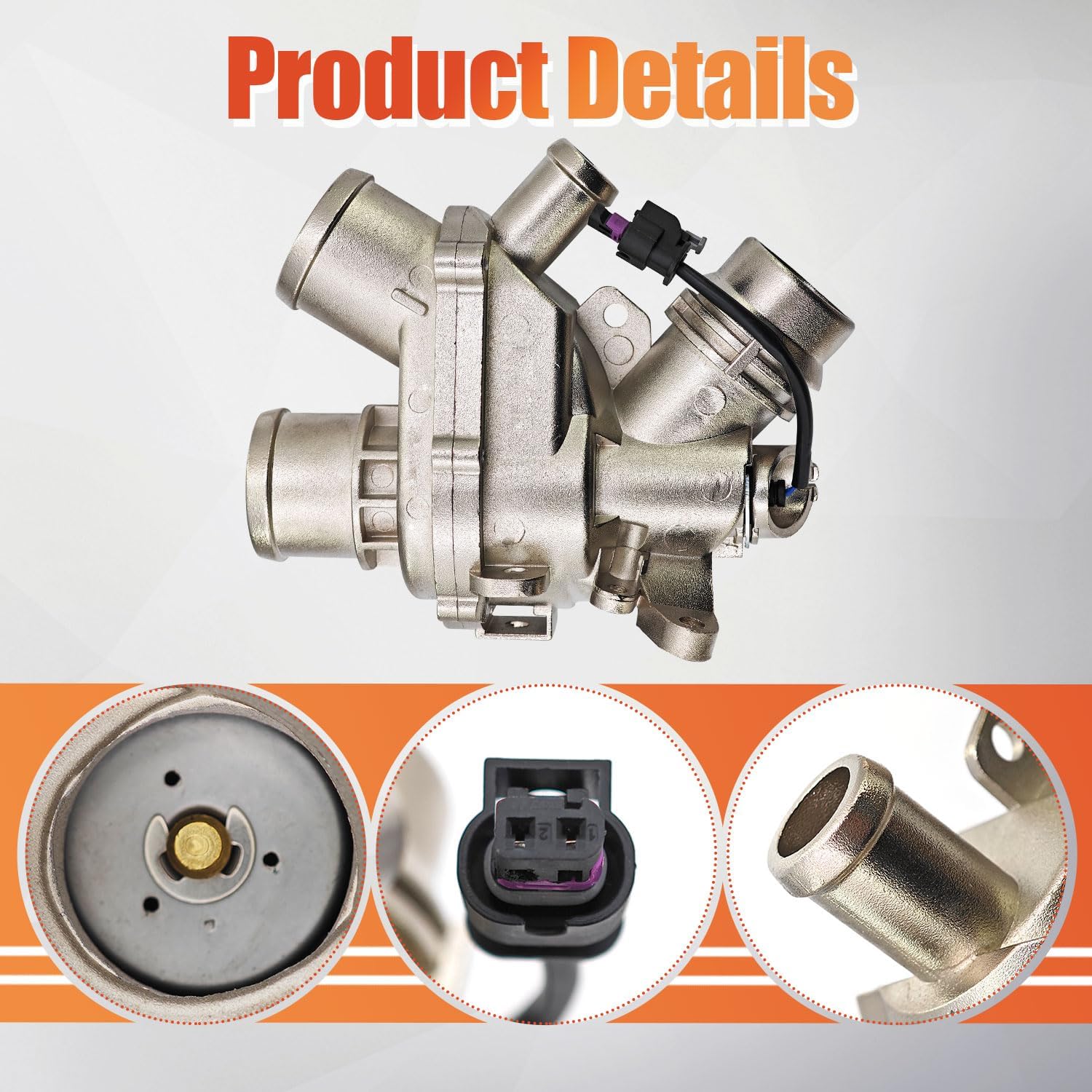 LR092992 LR090630 LR049990 Cooling System Upgrade Kit Compatible with Jaguar Land Rover 3.0L V6 2013-2021 Supercharged Engine Replace AJ813565 AJ813909 AJ812132