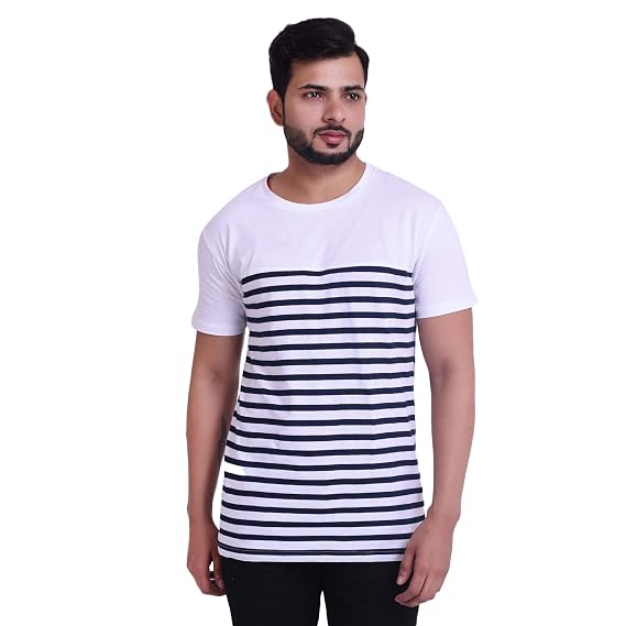 Buy COUPLESTUFF.IN Striped T-Shirt Red 