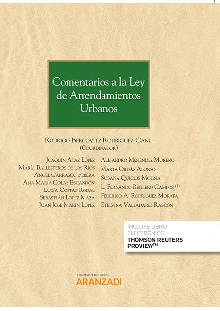 Portada de Comentarios a la Ley de Arrendamientos Urbanos