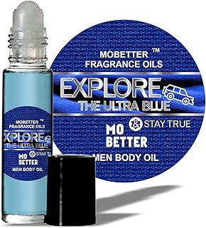 Explore The Ultra Blue Men Cologne Body Oil by Mobetter Fragrance Oils