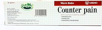 Counter Pain Warm Balm 30G for Massage and Relaxation, Sports Activity