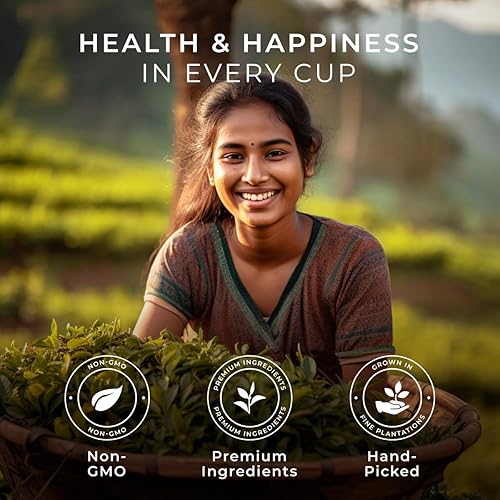 Miniatura 108 de Gya Tea Co Cápsulas de té negro melocotón (16 unidades) - Té caliente o helado con alto contenido de cafeína y dulce afrutado para comenzar tu día