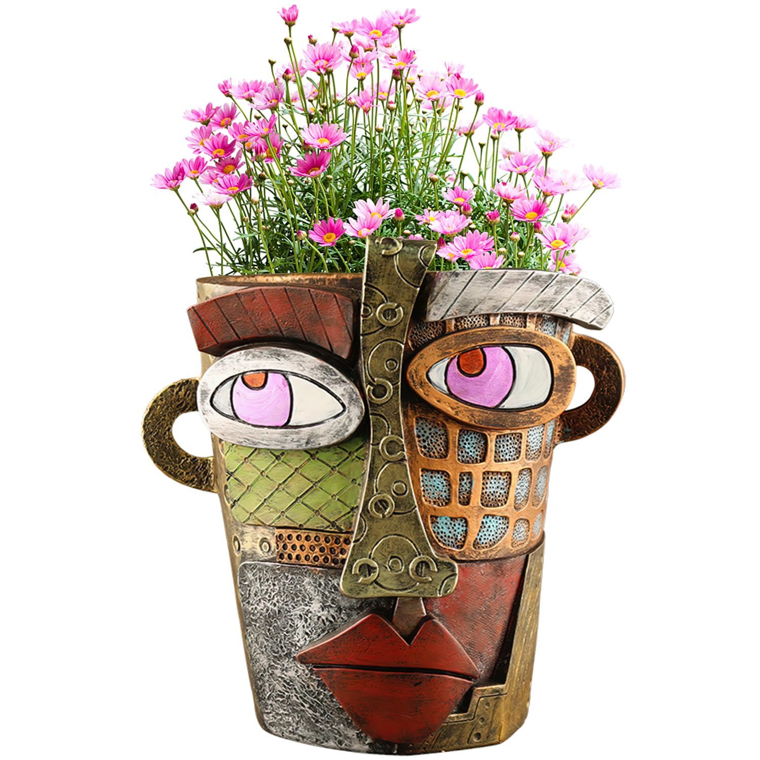 MADURIAO Abstract Face Flower Pot