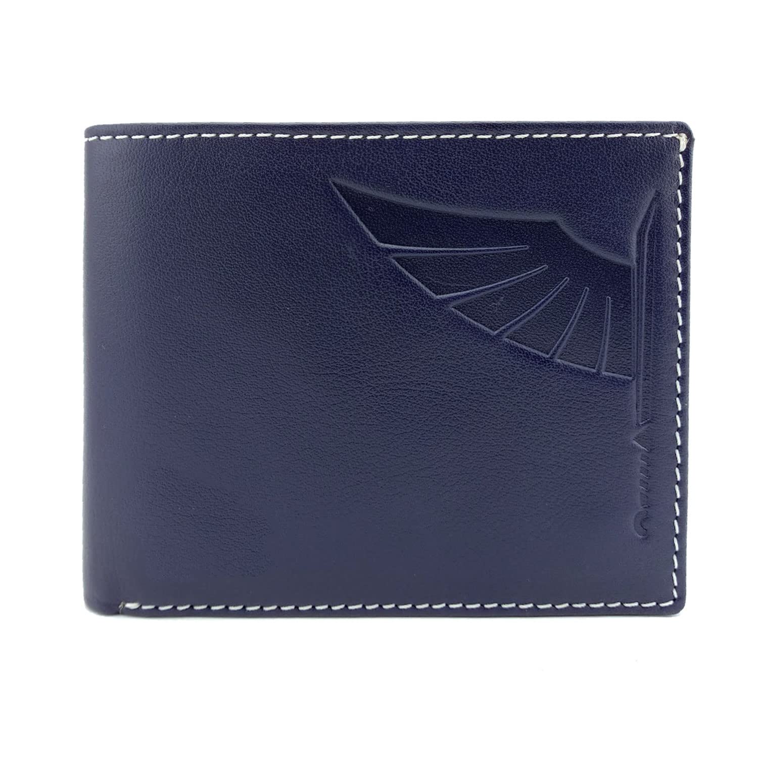 Piel Cabrera Cartera Porta Placa para Policia Nacional España (CNP) Mod. HONORES (Azul Marino)