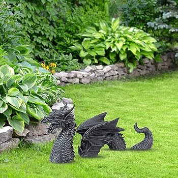 Amazon.co.jp: ドラゴン 置物 3つのセクションスプライシング