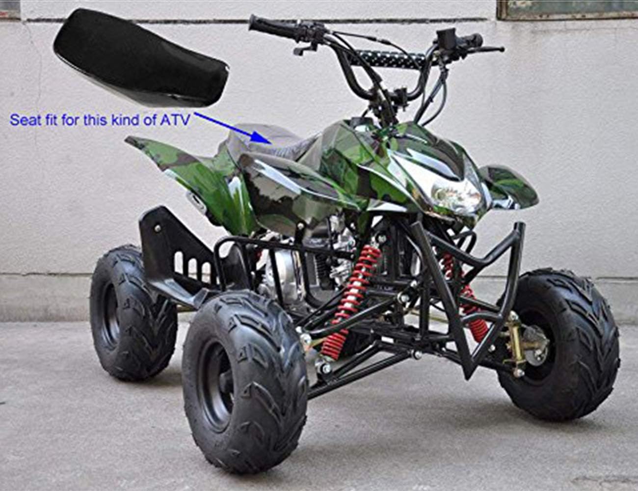 Black Seat for Chinese 50cc 70cc 110cc 125cc Quad 4 Four Wheelers ATV