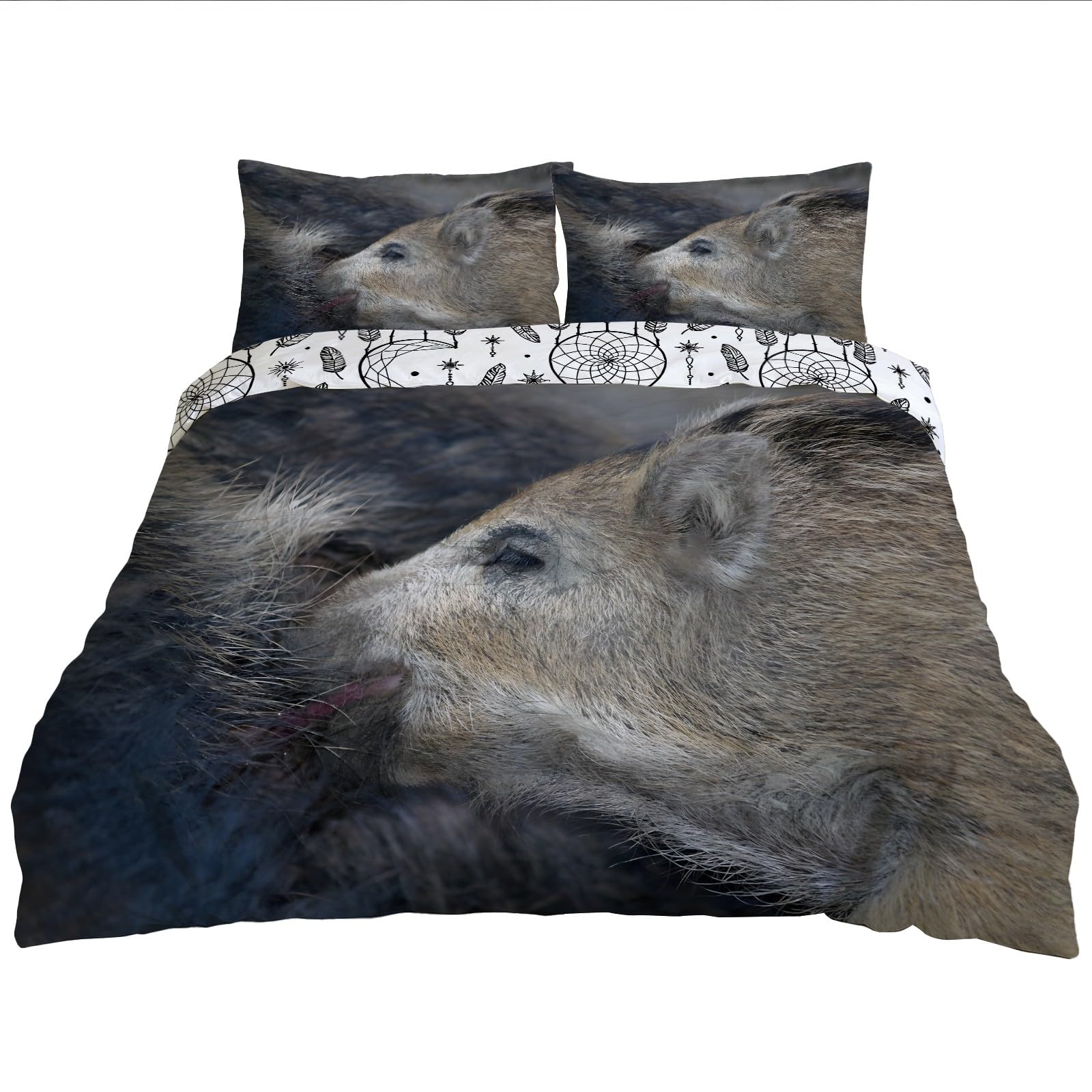 Housse de couette animaux sauvages réversible pour transformer le style de votre chambre