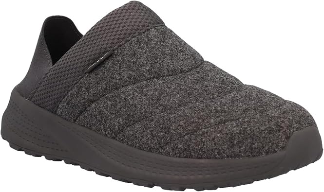 CMP SYNESYS Mens Felt Indoor Slippers 2 in 1 Convertible Slip-On Shoes with Fold Down Heel & EVA Sole Stylish & Comfortable