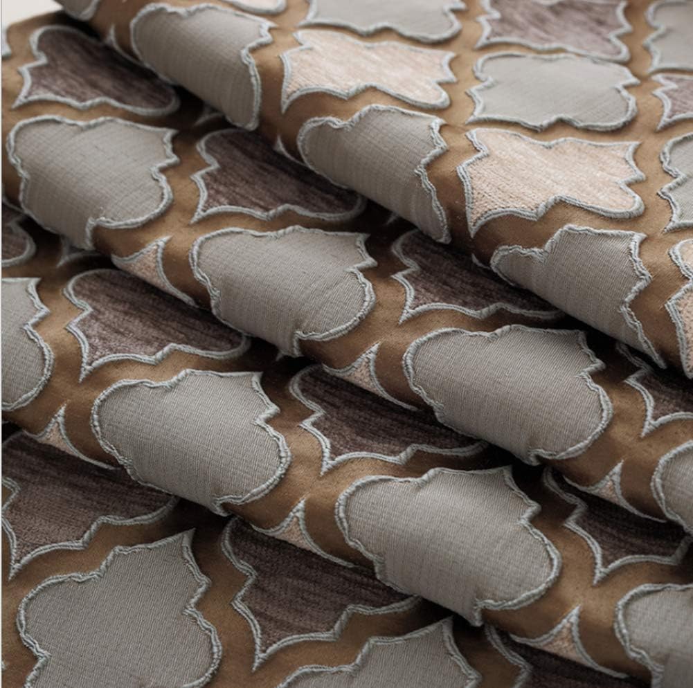 TM Modern Fall Jacquard Weave Geometric Table Runners Coffee Color with Tassels for Coffee Tea Party Table Dresser Home Decoration 13 x 73 inches