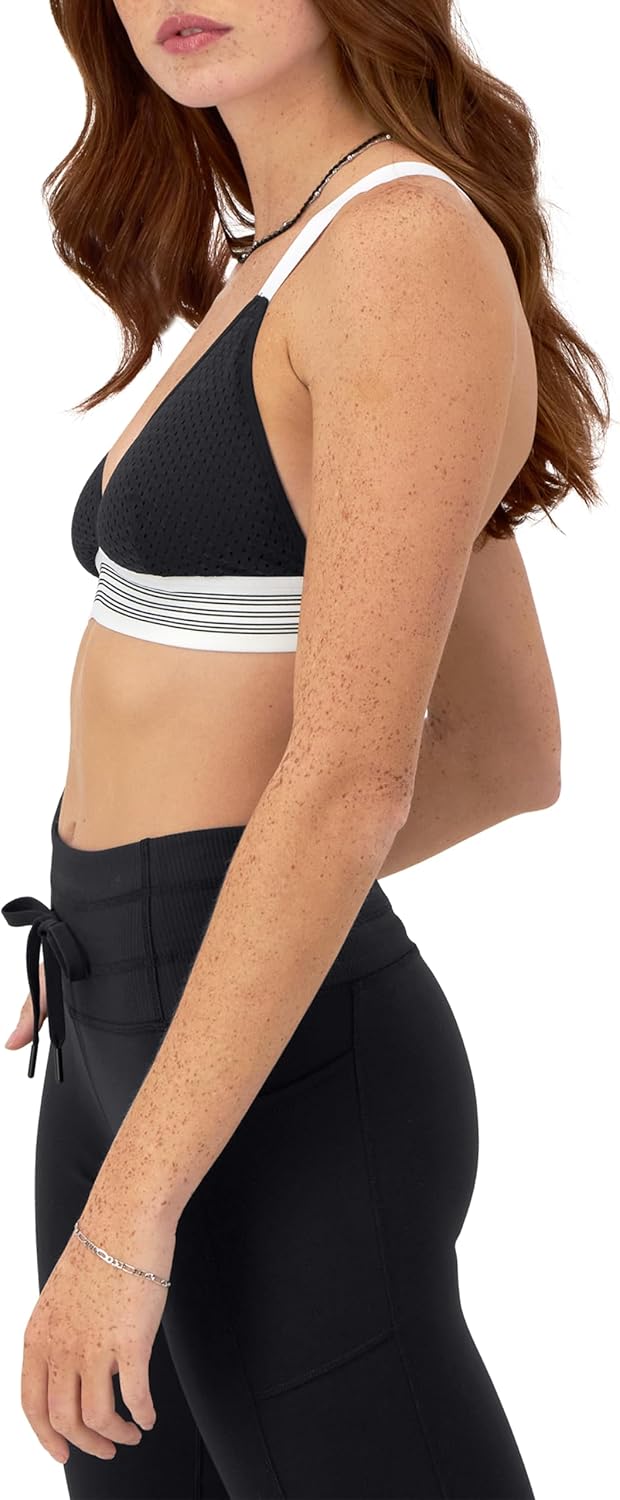 Champion Women's Bra, Re-issue Bra, Moisture Wicking, Novelty Mesh Vintage Sports Bra for Women - Image 3
