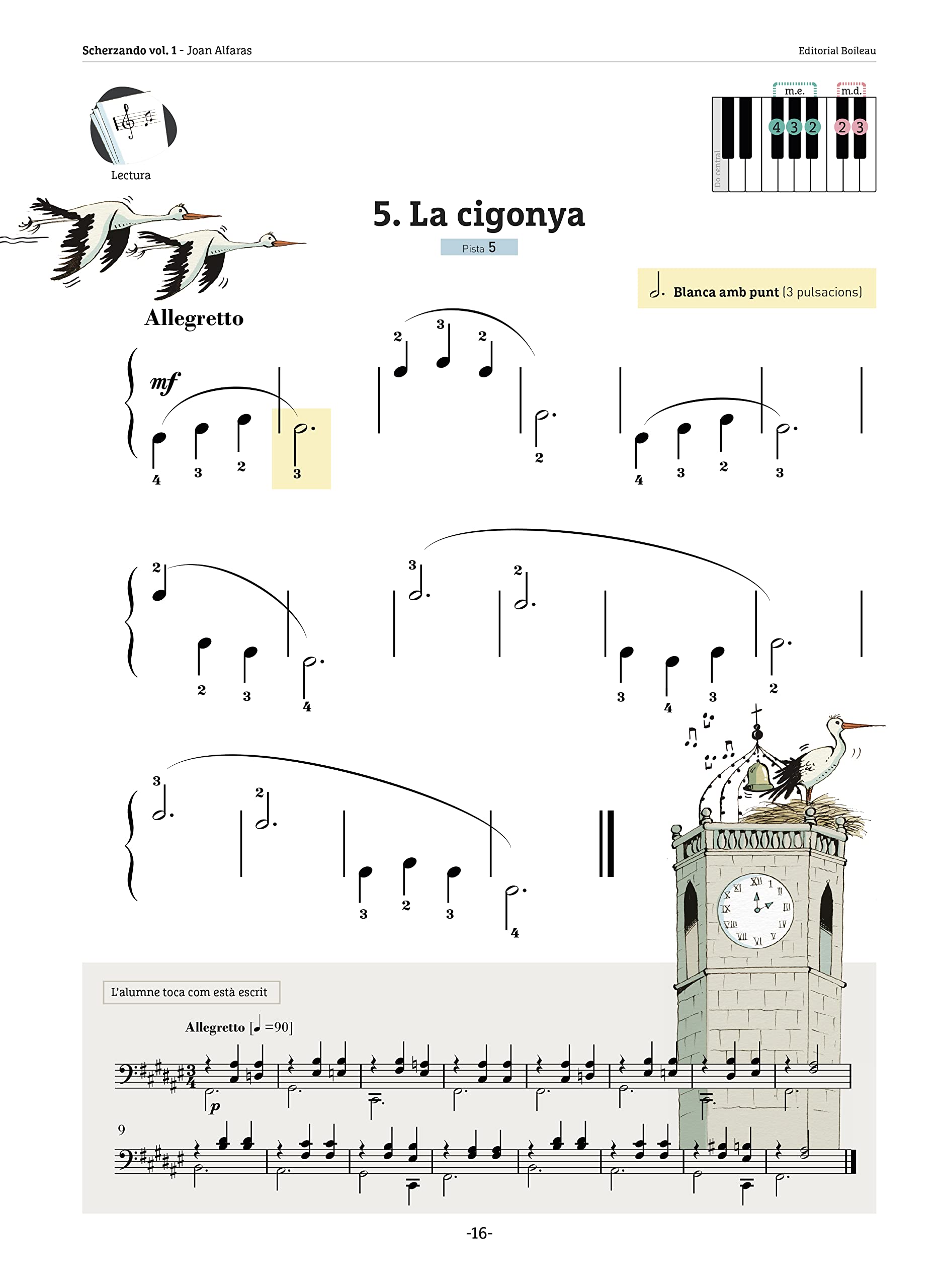 Scherzando Vol. 1 - Català (B.4000) - Mètode Creatiu I Dinàmic De Piano: 2