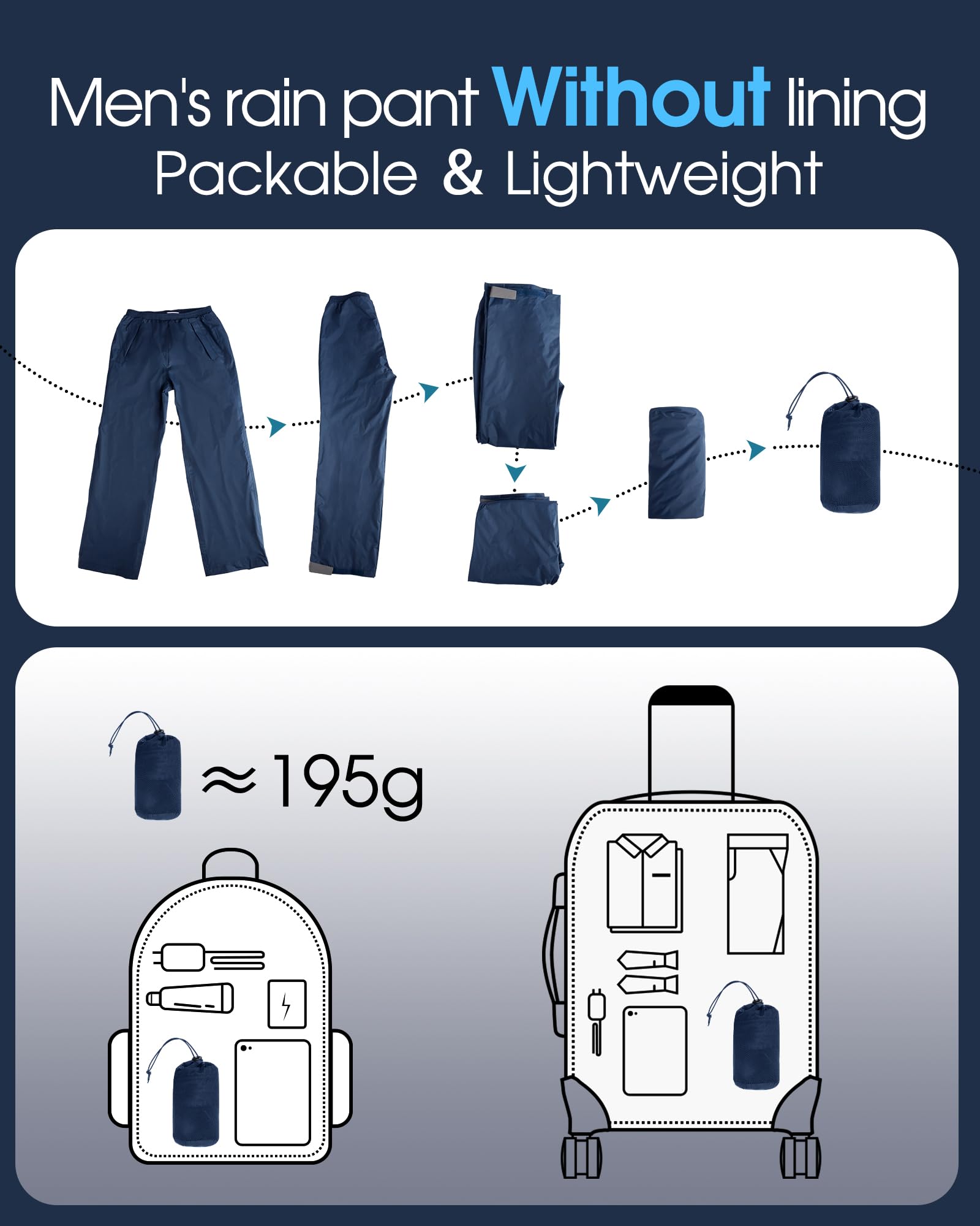 33,000ft Pantalon de randonnée Homme