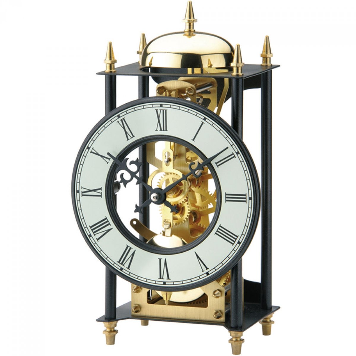 Horloge de table AMS T1180 en bois multicolore de dimensions 33 x 27 x 15 cm pour salon