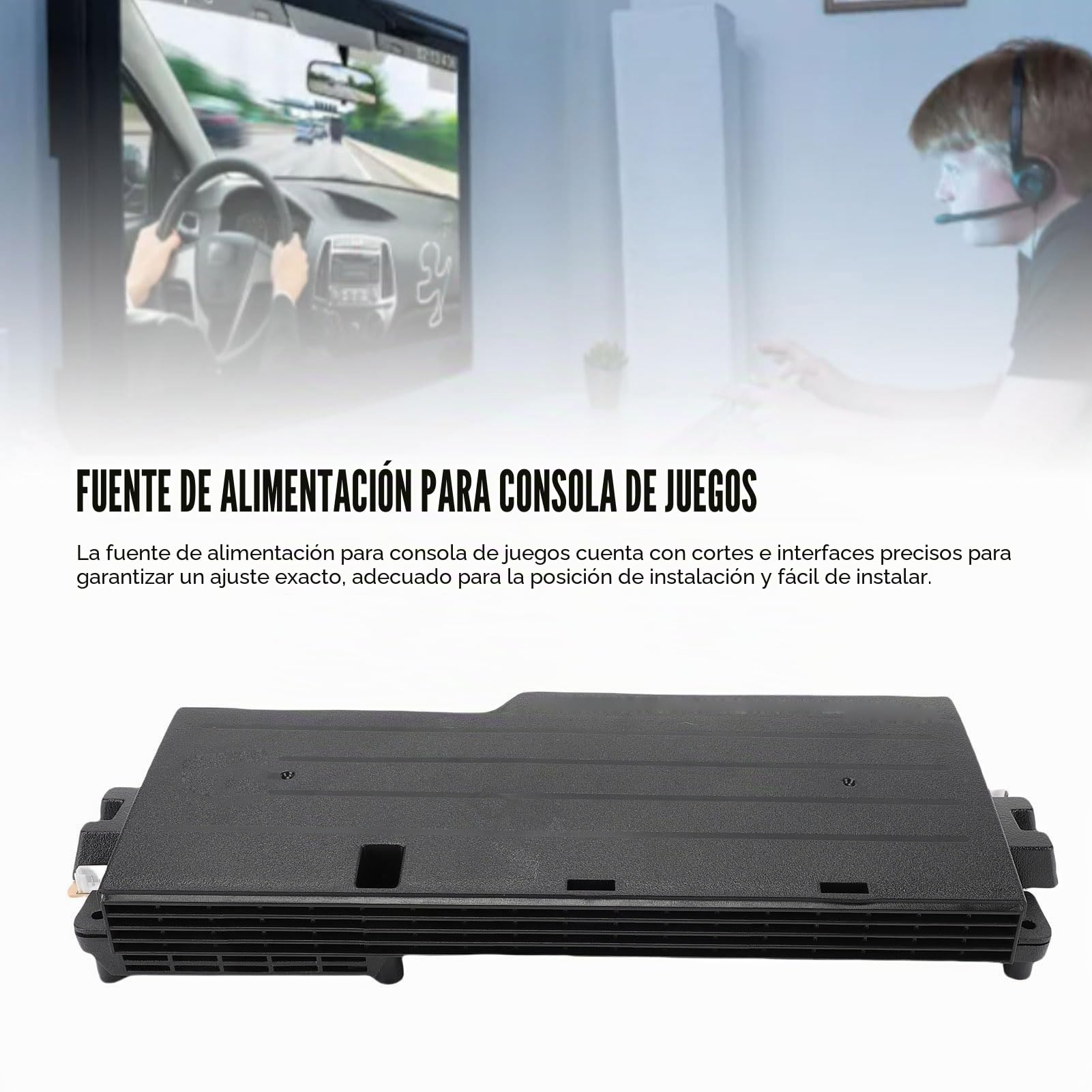 LICAEVEY Fuente de Alimentación Interna de Repuesto para PS 3 Slim 3000, Fuente de Alimentación EADP-185AB/APS-306 de Ajuste Exacto con Carcasa de ABS, Fácil de Instalar para Tipos