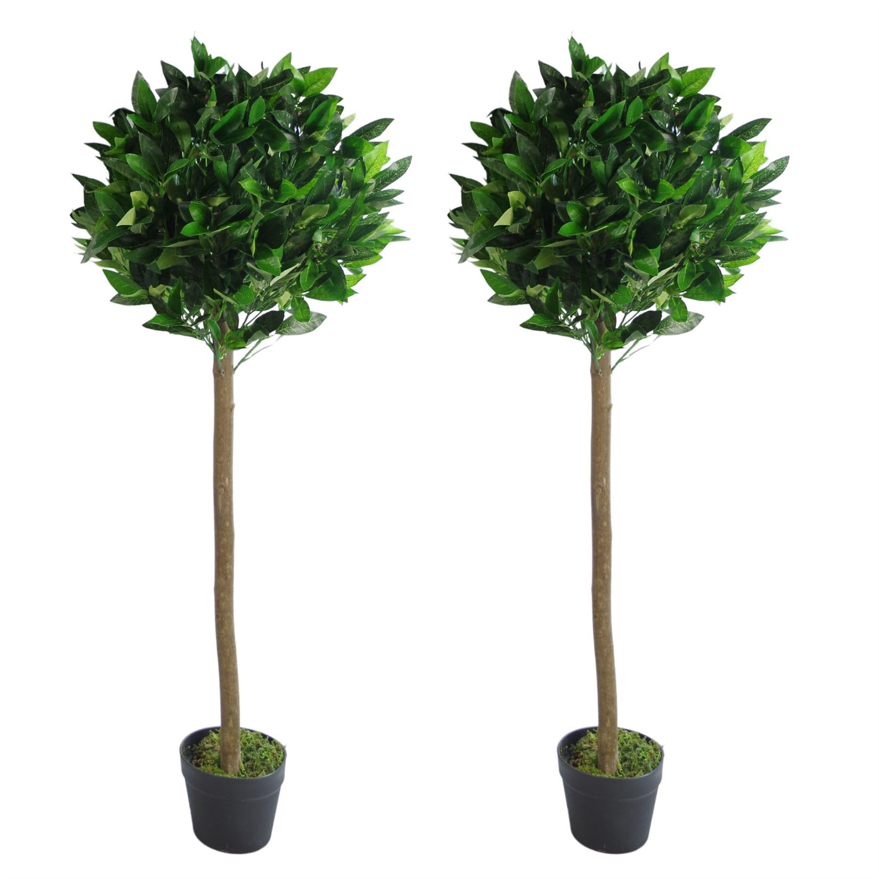 Leaf Bay Laurel Ball Topiary Tree 120cm Artificial Plant