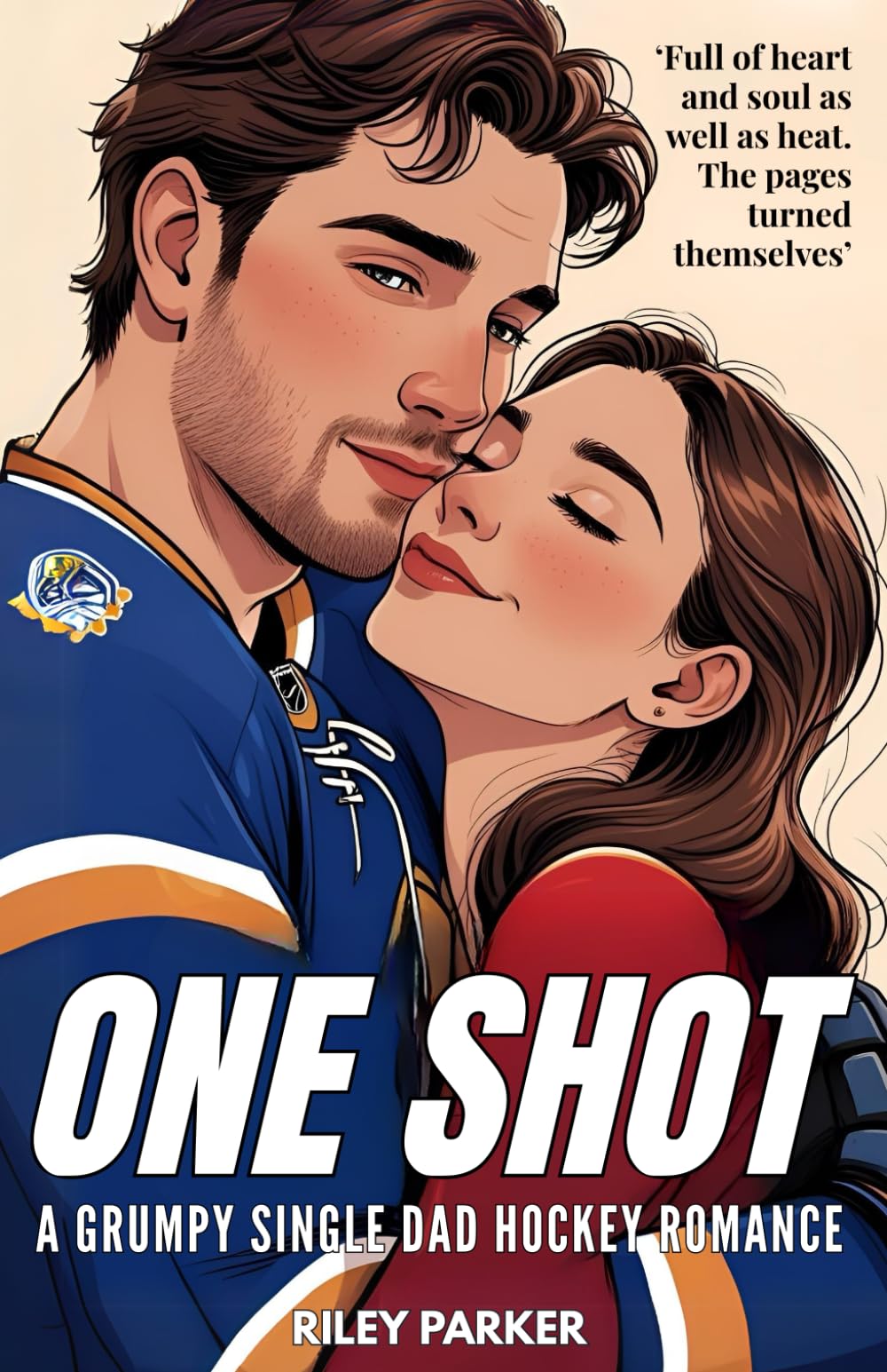 One Shot: A Grumpy Sunshine Single Dad Hockey Romance (Love on Ice)