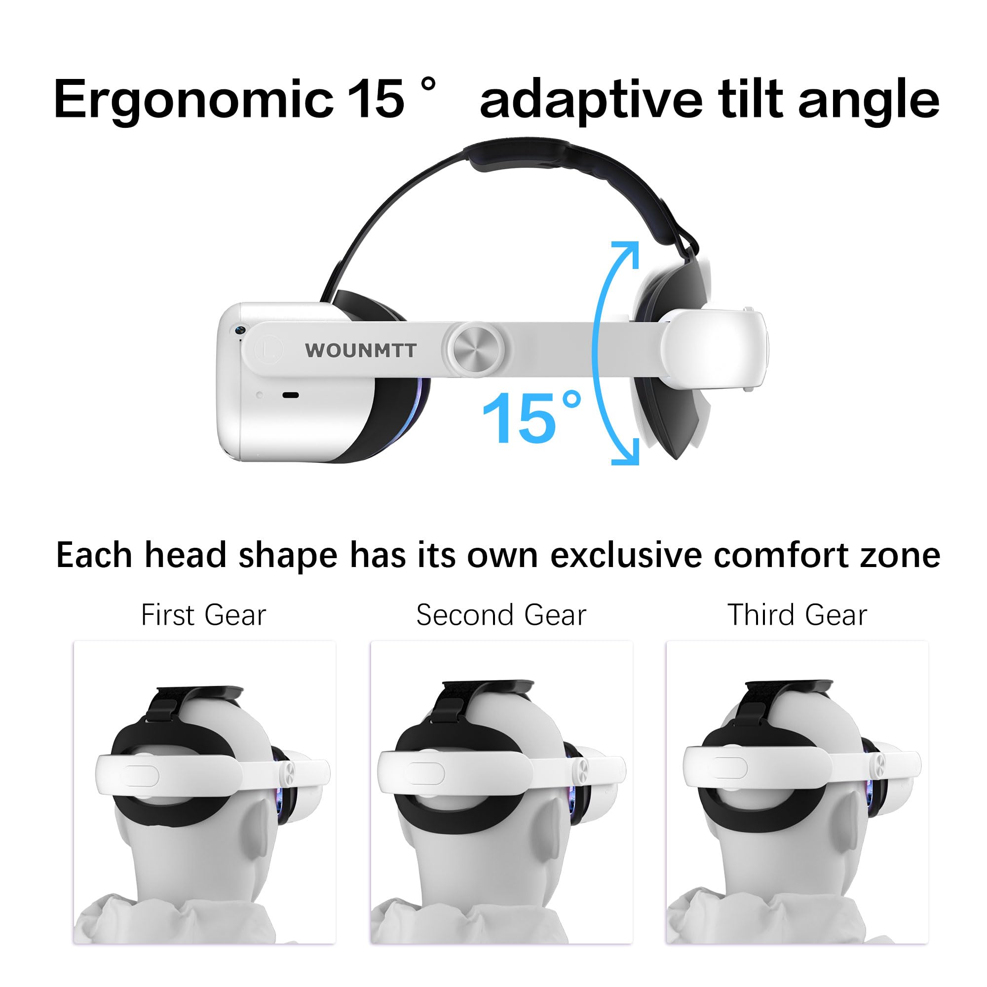 Amazon.co.jp: WOUNMTT Oculus Meta Quest 2用ヘッドバンド Elite