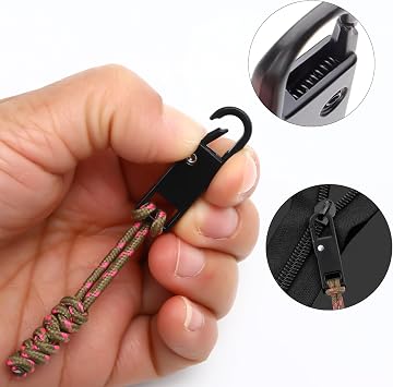 NOVWANG 8-Pack Zipper Pull Replacement Set,Detachable Zipper Pulls