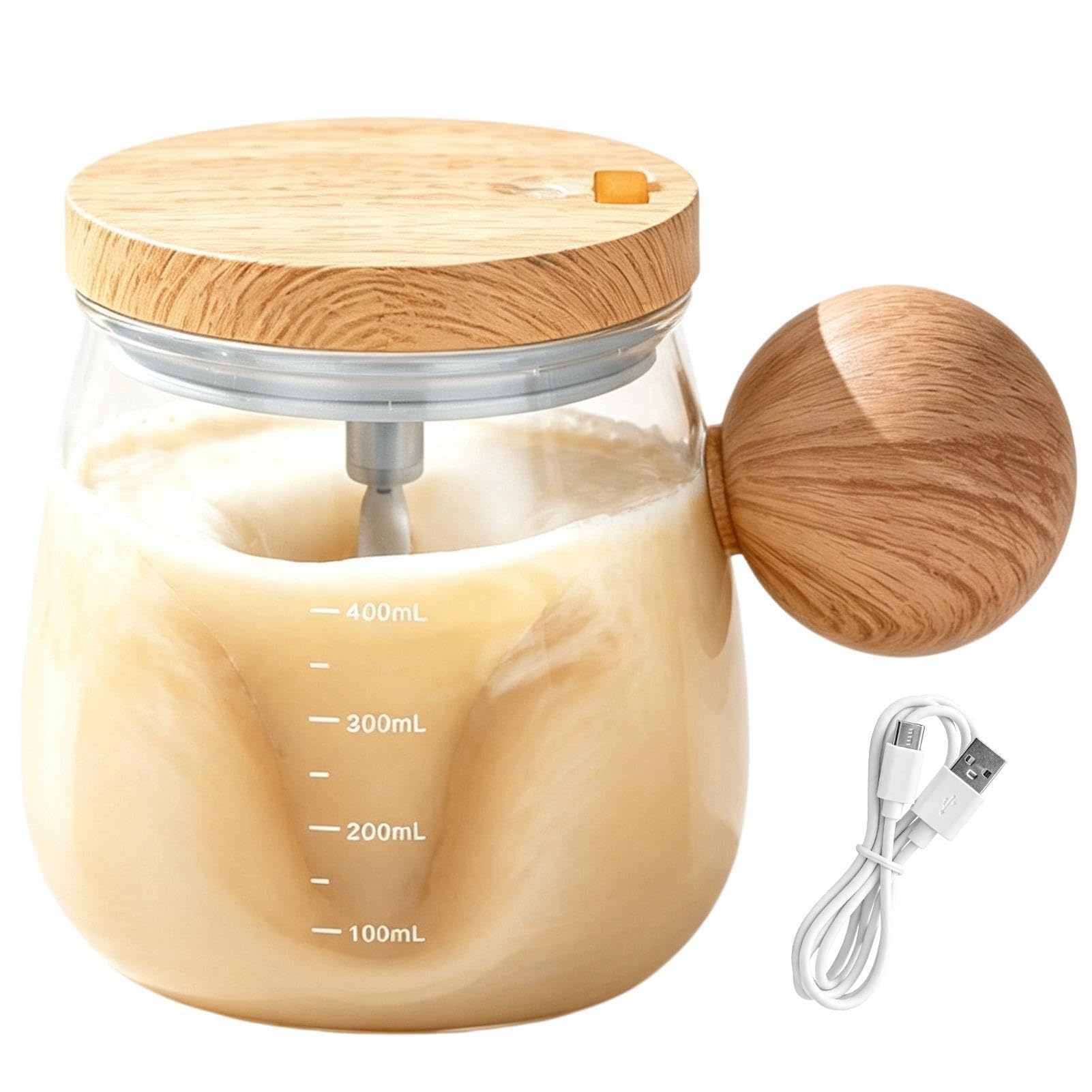 Miscelatrice Elettrica 400ml Contenitore Ricaricabile Miscelante Bevande | Elettrica Con Miscelatore Automatico Per Proteine Del Latte In Polvere Casa Viaggio Dormitorio Picnic Campeggio Palestra