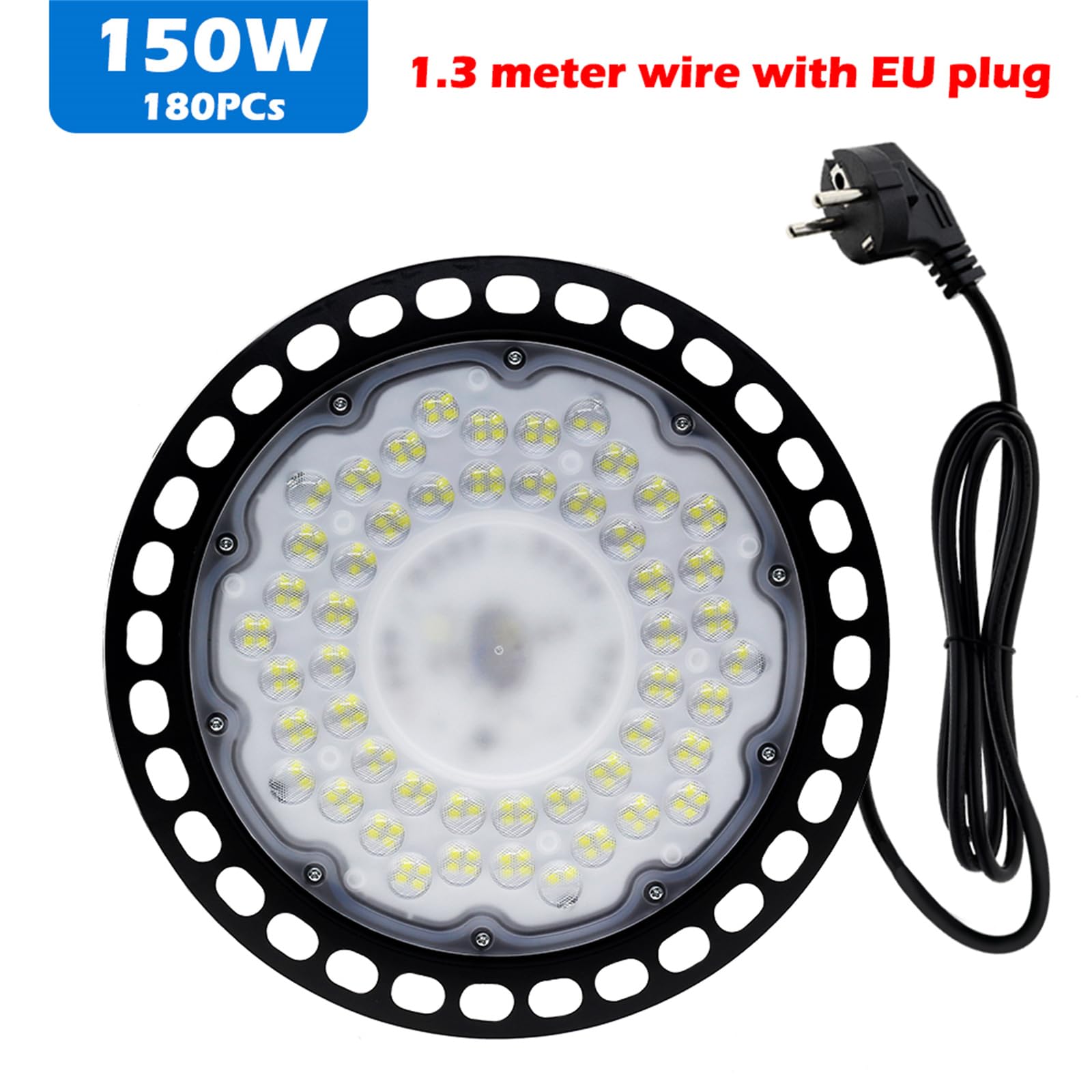 Oświetlenie LED High Bay Shop o wysokiej jasności i wodoodpornej konstrukcji do garażu, warsztatu i magazynu