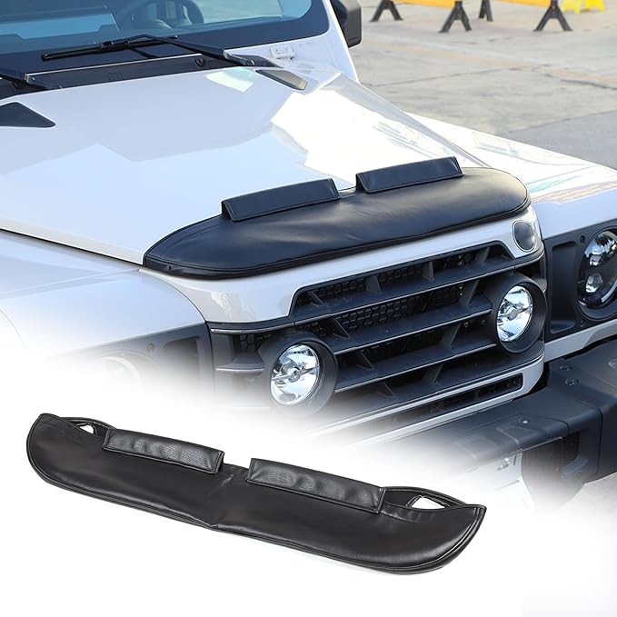 Tumukiw Car Front Hood Cover Leather Protector Cover
