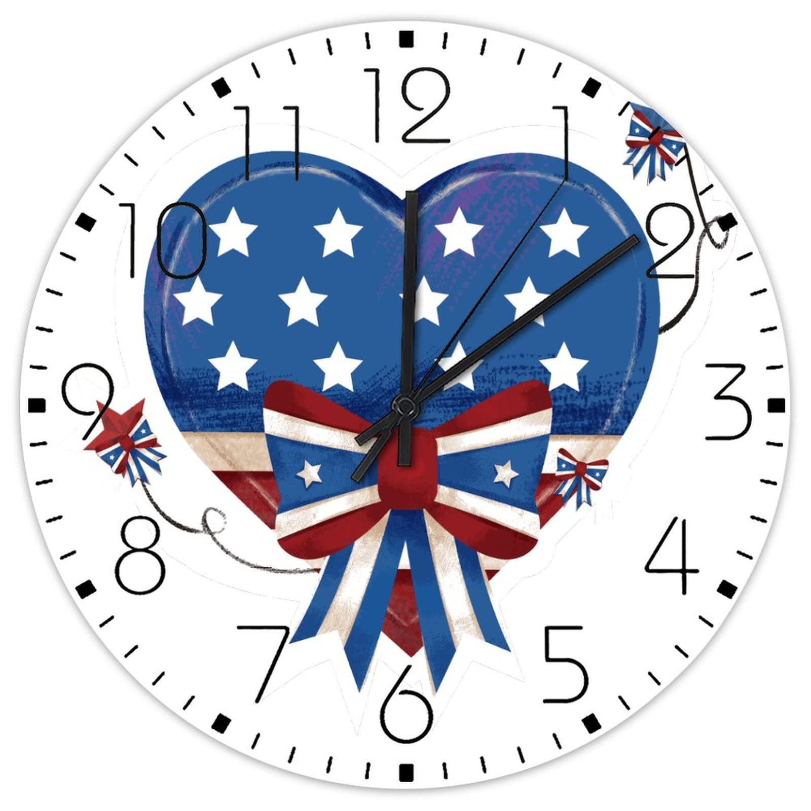 Horloge murale silencieuse à quartz sans tic-tac 30,5 cm pour une concentration absolue au yoga