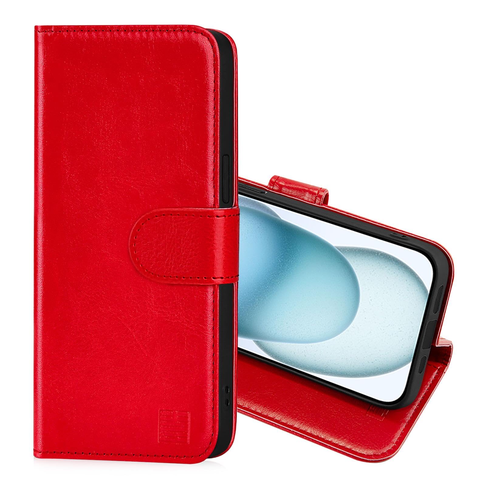32nd Book Wallet PU Leather Case Cover for Apple iPhone 15 Plus (6.7"), Flip Case With RFID Blocking Card Slots - Image 2