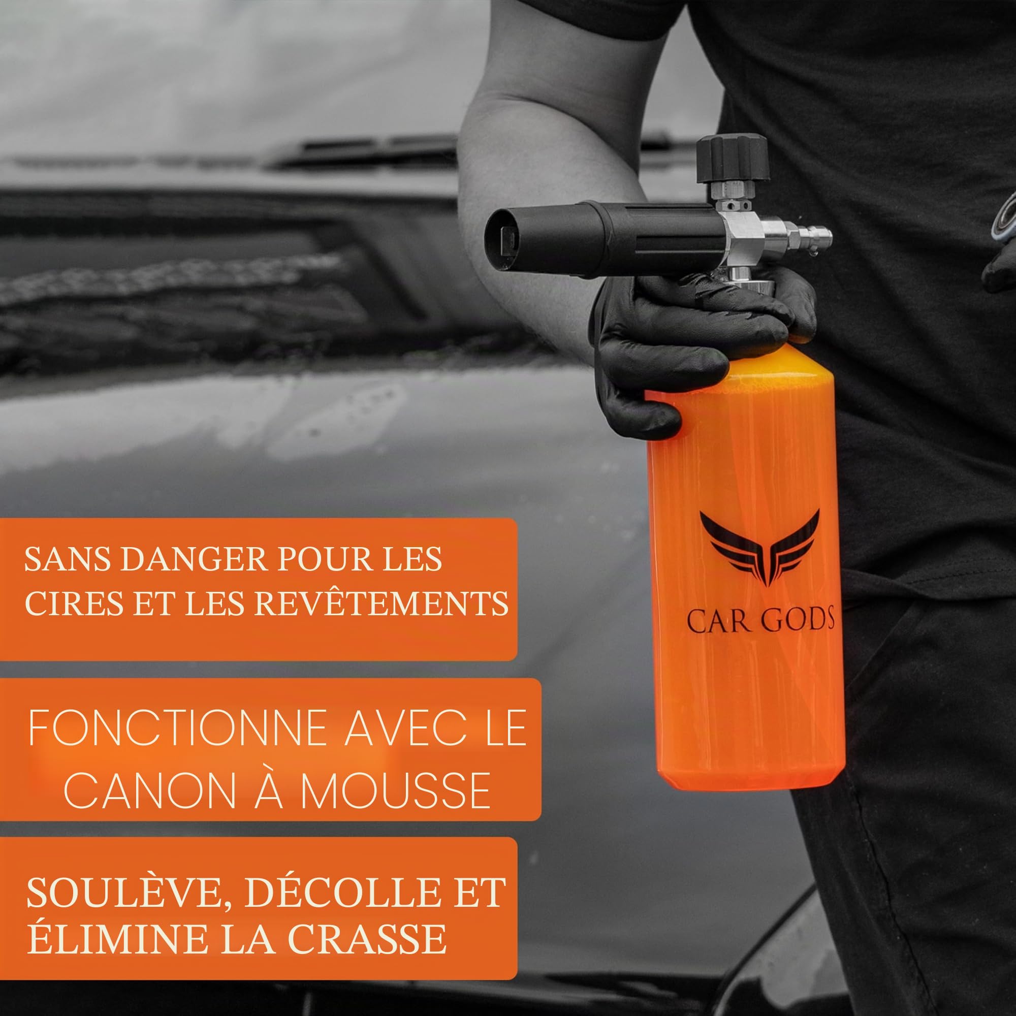 Car Gods Triton, shampooing ultra-moussant, 2.5 L