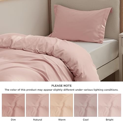 Vista 452 de Bedsure - Juego de funda de edredón de tamaño matrimonial, ropa de cama suave con doble cepillado, 1 funda de edredón (80 x 90 pulgadas) y 2 fundas