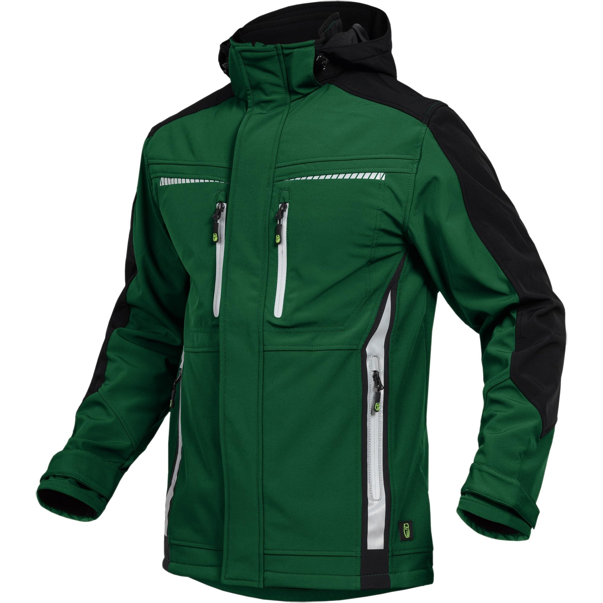 Leibwächter Softshelljacke Herren – atmungsaktive Jacke – Flex-Line Outdoor Jacke für Herbst & Frühling – Wasserabweisend & Winddicht – Funktionsjacke für Herren
