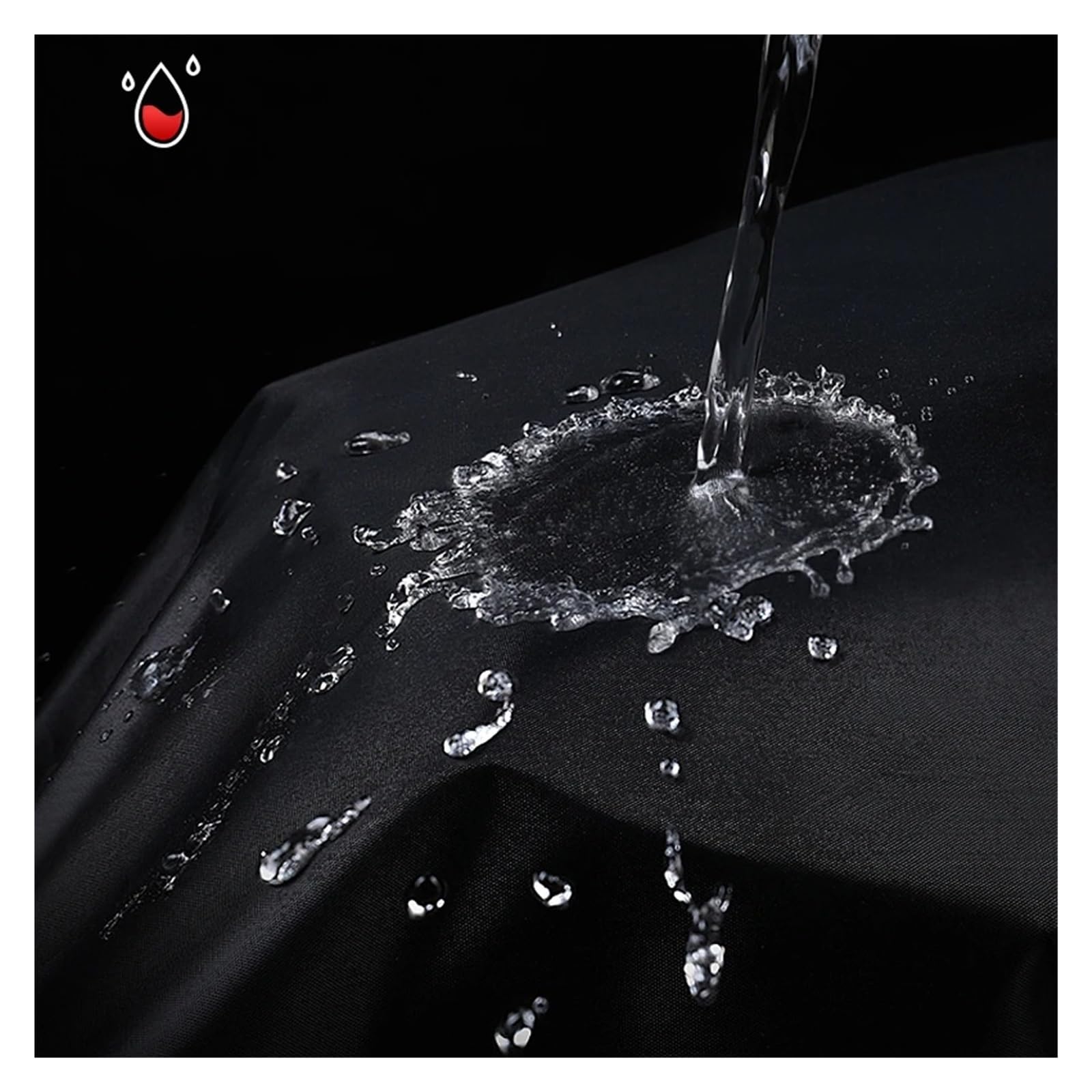 Funda para Motos para Cubierta Tela para Motocicleta 190T Impermeable para Todas Las Estaciones Protección UV Prueba Polvo para Interior Y Exterior(001Silver)