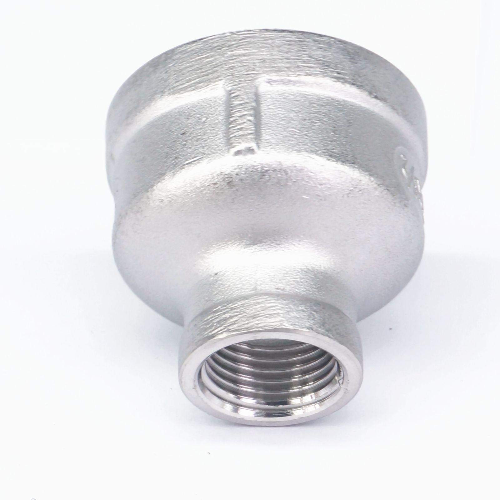 1.1.3 cm żeński do 1,9 cm reduktor gwintu żeńskiego ze stali nierdzewnej 304 łącznik do rur ze stali nierdzewnej Adpater