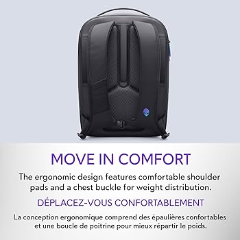 【未使用】Alienware 18バックパック AW7825P Alienware 18 Backpack - AW7825P - 28L Capacity, 3D Breathable mesh