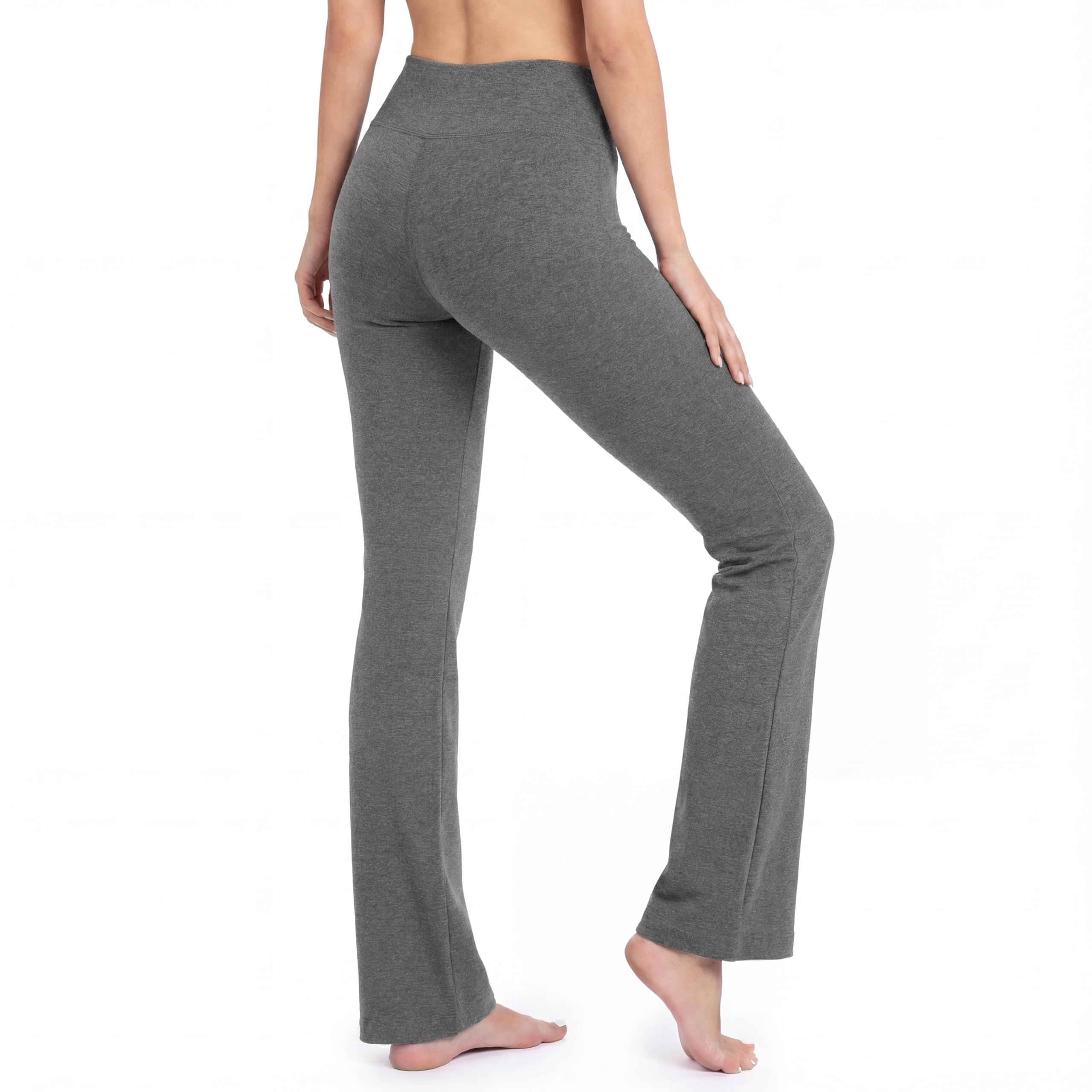 Nirlon Straight Leg Yoga Pants - Yoga Pants for Women Soft & Breathable Womens Leggings for Gym & Yoga Regular & Plus Size