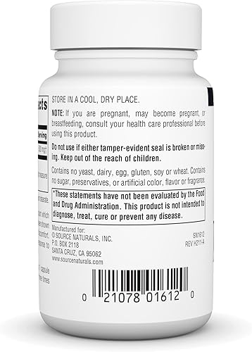 Miniatura 3 de Source Naturals Bromelina 500 mg Cápsulas de enzima de piña, 60 unidades