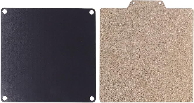 Fockety 3D Printer Build Plate, 120x120mm Side PEI Soft Magnet 3D Printer Bed 3D Printer Print Bed Easy Removal 3D Printer Build Heated Bed for Easythreed K9