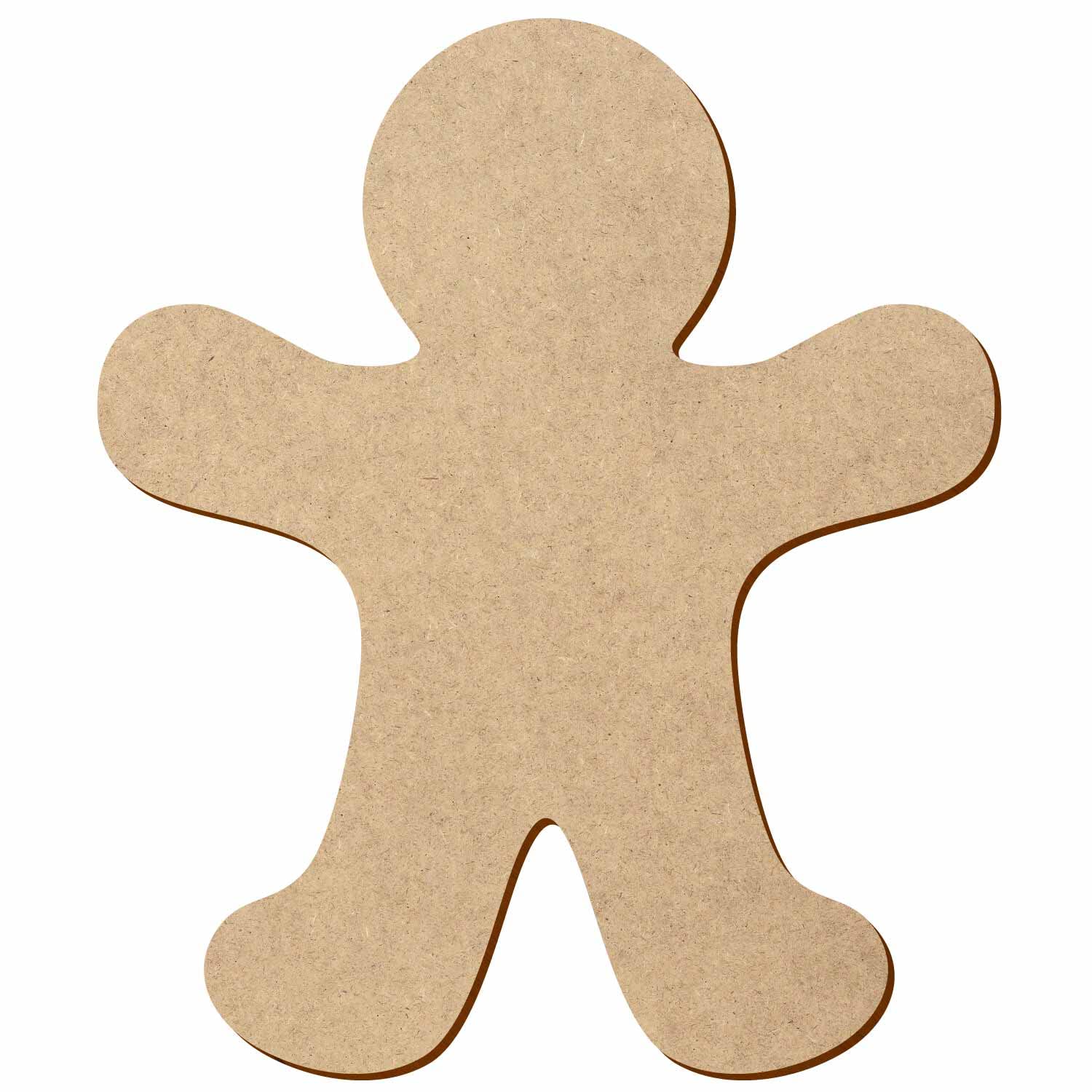 MDF Lebkuchenmann - Deko Basteln 5-50 cm