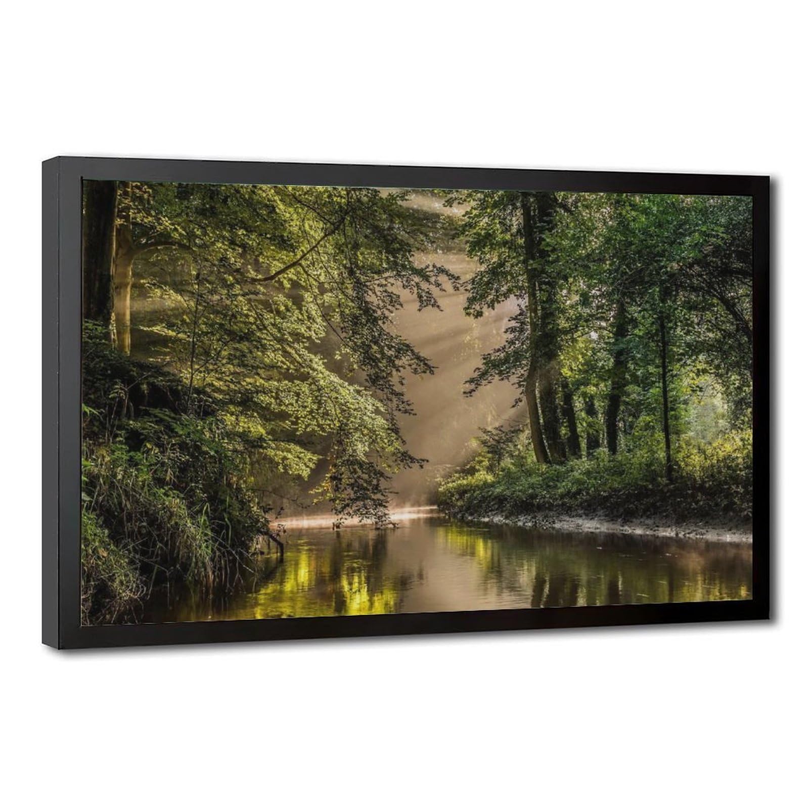 Bareronor Forest Landscape Poster (2) Canvas Poster Wall Art Decor Print Picture Paintings for Living Room Bedroom Decoration 24" L X 36" W