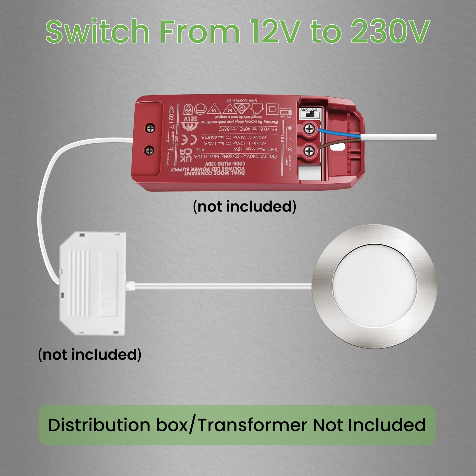 ALUSSO 6 Stück LED Einbaustrahler 12V(Nicht Dimmbar),3000K 4000K 6000K LED Spot 12V,4W 270LM Einbauspots 55-58mm IP44 für Wohnmobil Spiegelschrank Wohnwagen Van Kleiderschrank,Nickel