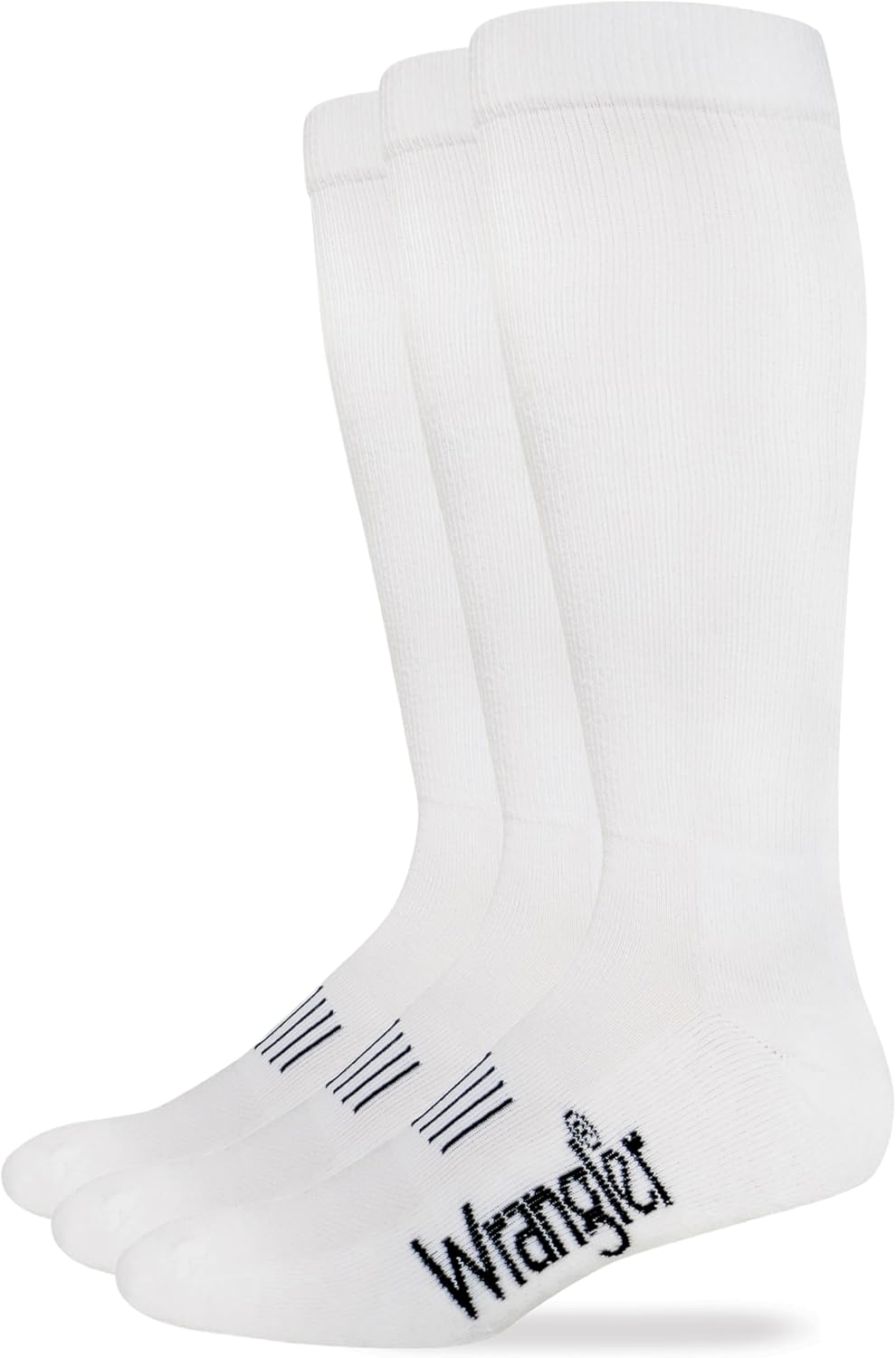 Wrangler Men's Western Boot Socks (Three Pairs)