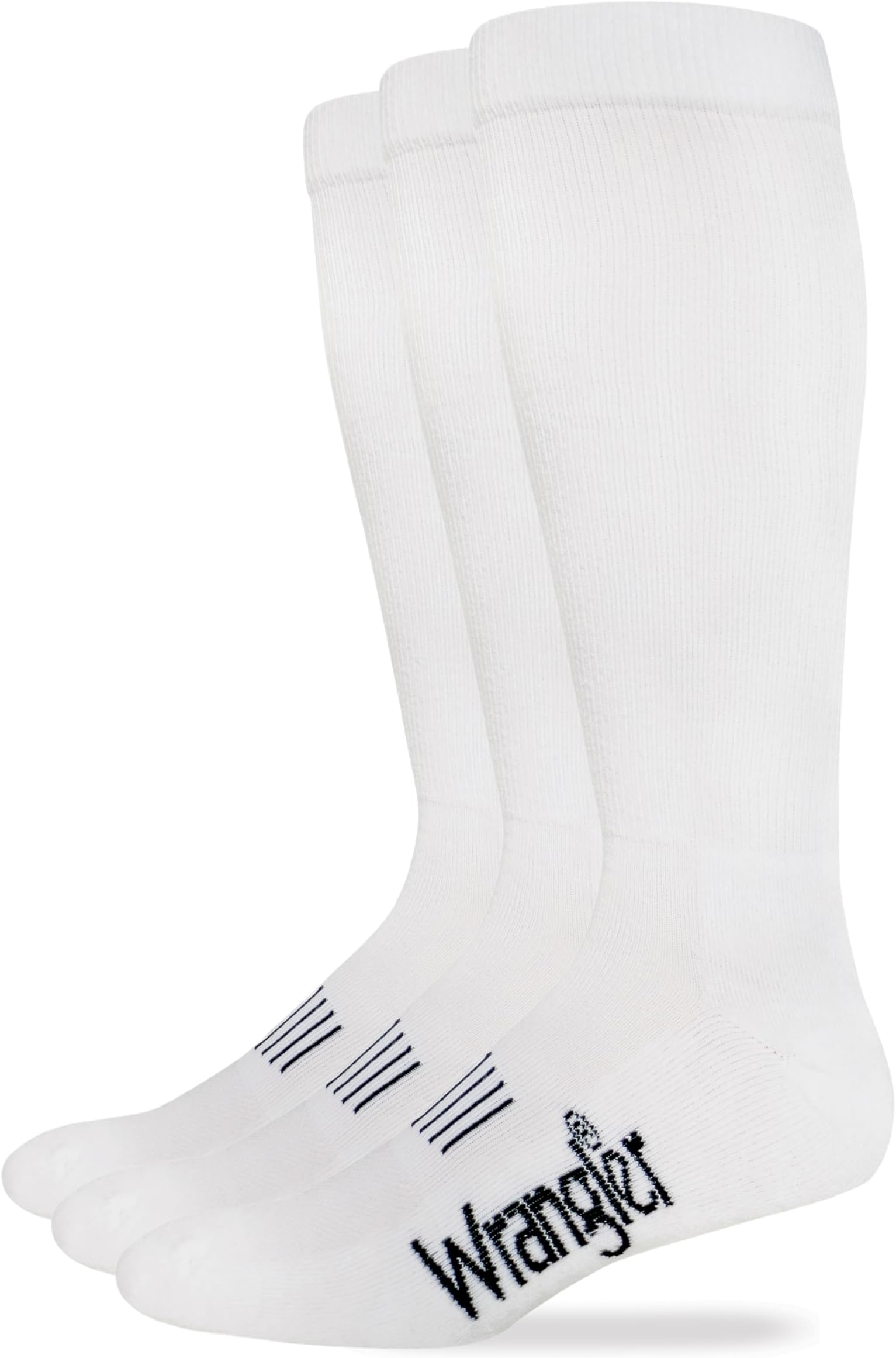 Wrangler Men's Western Boot Socks (Three Pairs)