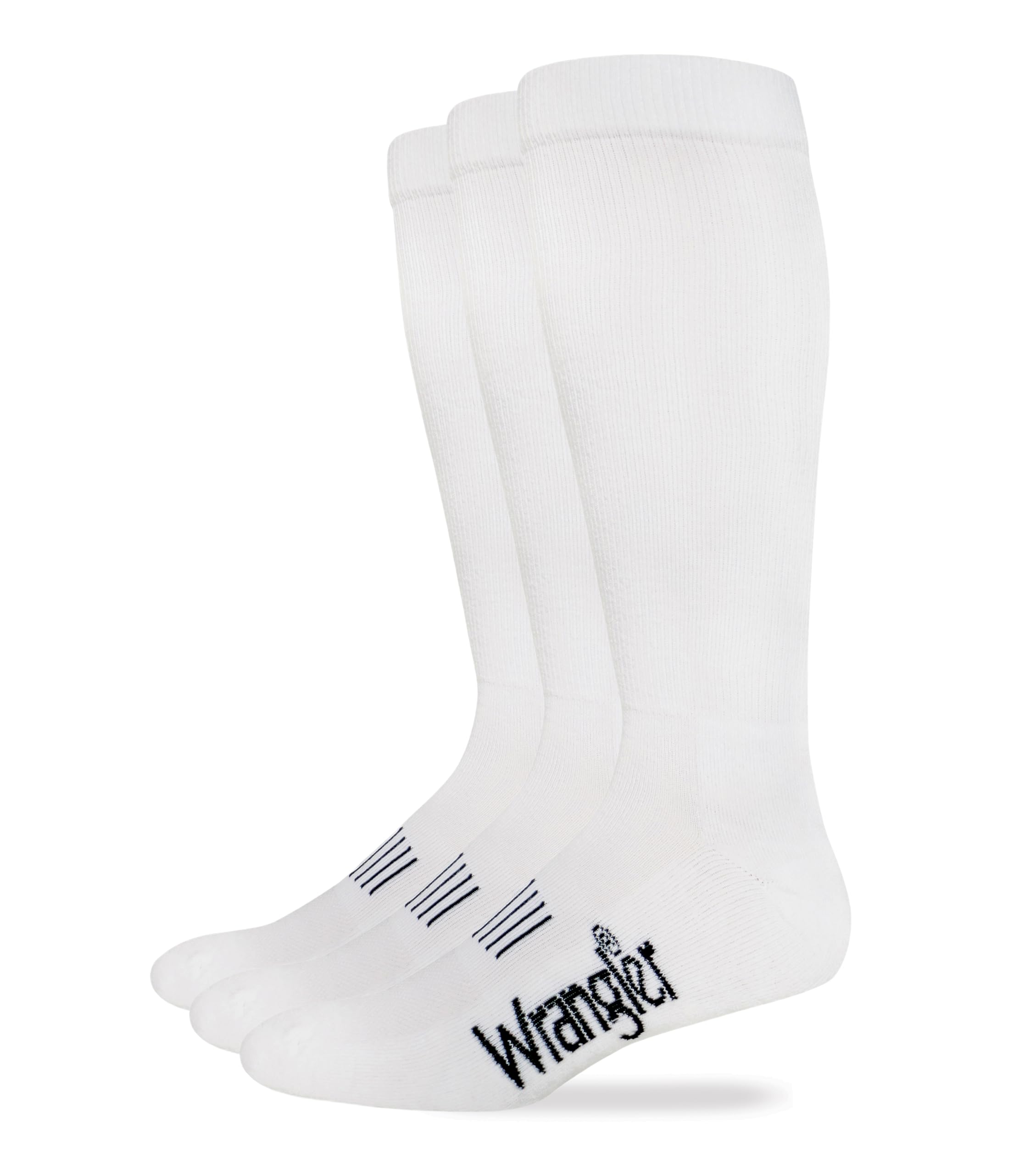 Wrangler Men's Western Boot Socks (Three Pairs)
