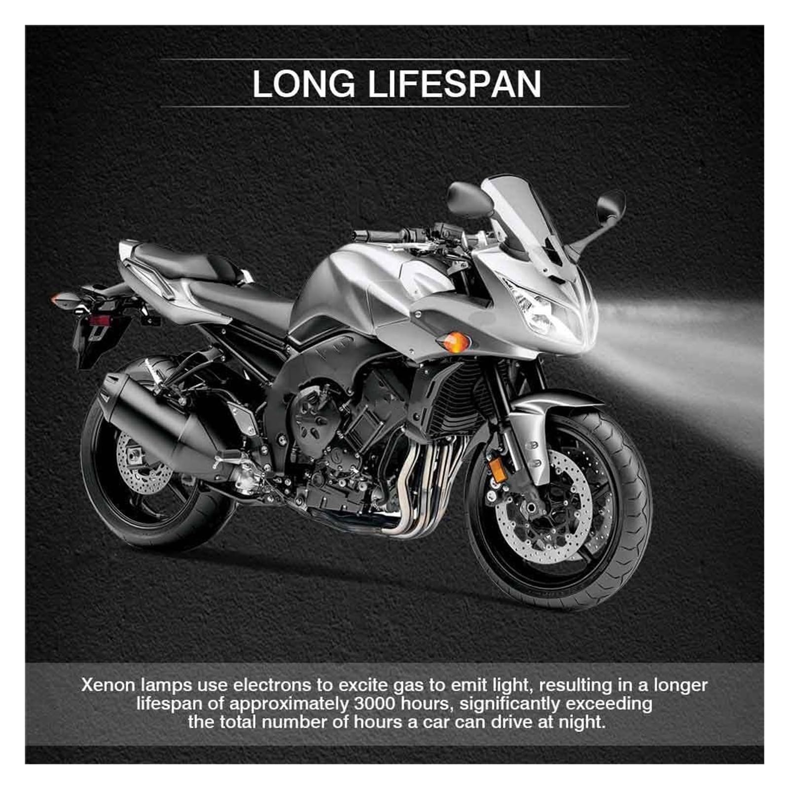 Reflektory motocyklowe Pasuje do Yamaha FZ1 FZ-1S Fazer 2006-2015 reflektor LED do motocykla reflektor HID montaż reflektora Lo/Hi Beam Motocykl Head Light