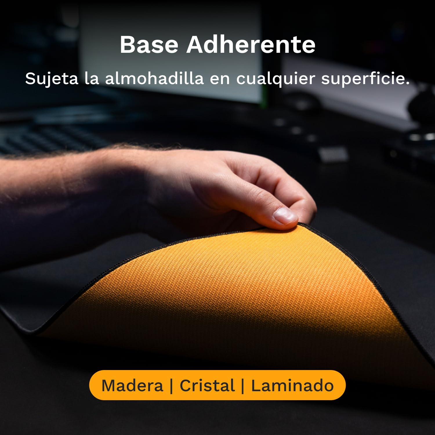 GLORIOUS Alfombrilla de Tela Gaming Bordes Cosidos 3XL Extended (Negro) | Superficie suave optimizada, lavable a máquina, base de goma antideslizante para velocidad, control alto, suma precisión